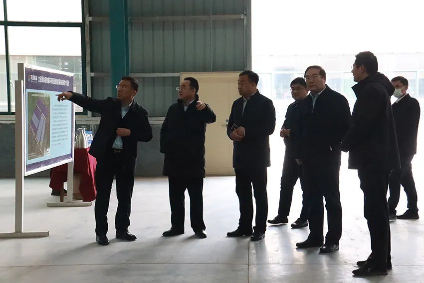 濟(jì)寧市委常委，市政府副市長(zhǎng)、黨組副書記王宏偉蒞臨天意機(jī)械調(diào)研大宗固廢項(xiàng)目